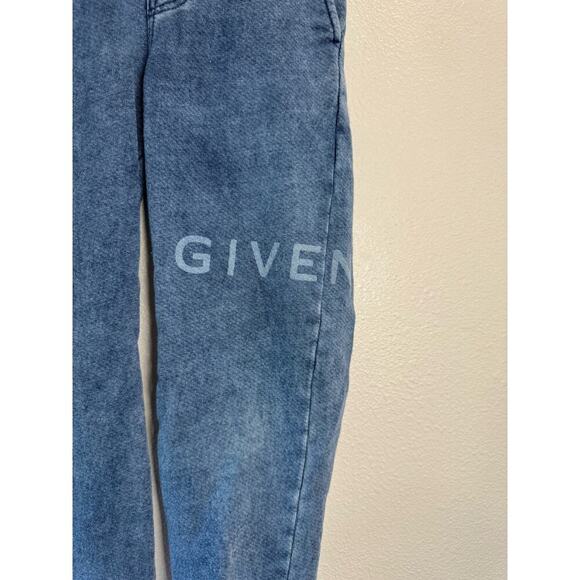 Givenchy Kids logo print blue joggers - Picture 5 of 5
